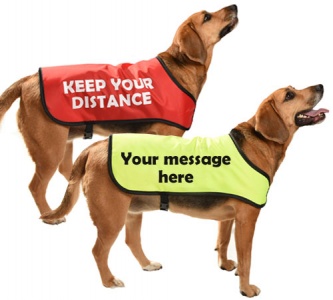 dog message coat
