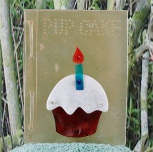 Edible Puppy Dog Birthday Card