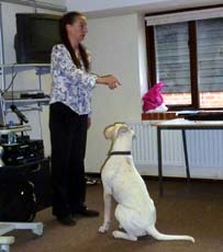 Karen Lawe Sept 2010, Deaf Dog Awareness Day