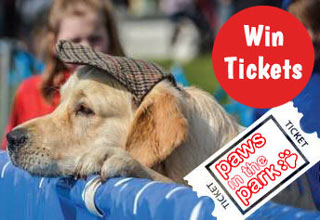 Win tickets to Paws in the Park May 2017
