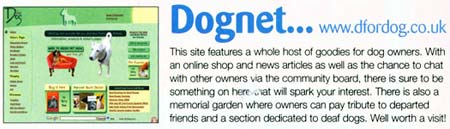 Your Dog magazine January 2006