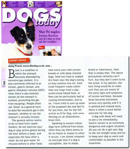 Dogs Today March 2011