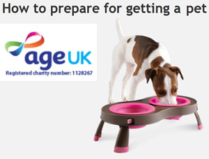 Age UK How to prepare for getting a pet