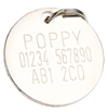 K9 Round Dog Tag Engraving