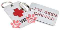 Vet Alert and Microchipped Dog Tags
