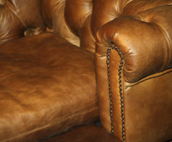 real leather dog bed Chesterfield sofa