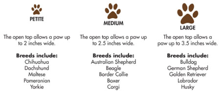 MudBuster breed sizes