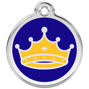 Medium Dog ID Tag - King or Queen