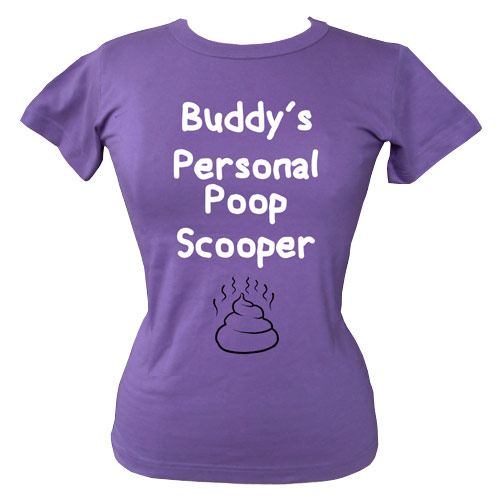 Women's Personalised T-Shirt - Personal Poop Scooper