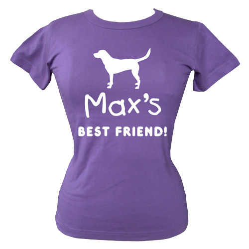 Women's Personalised T-Shirt - Best Friend