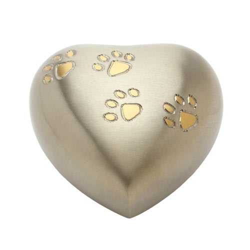 Pet Keepsake Urn Hertford Pewter Heart