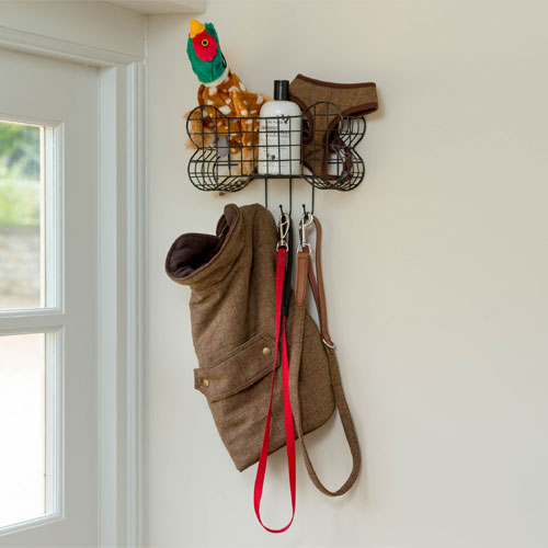 Wire Storage Shelf & Dog Lead Hook