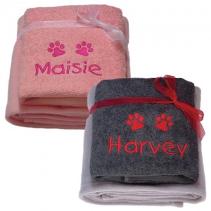 Towel & Blanket Dog Gift Set