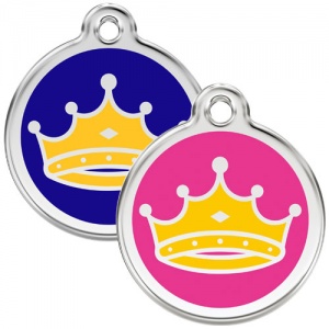 Large Dog ID Tag - King or Queen