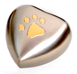 Pet Keepsake Urn Hedon Pewter Heart