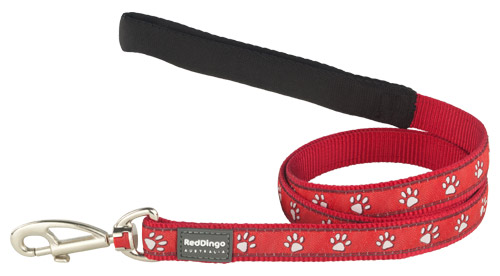 Red Dingo Dog Lead Desert Paws Red