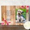 ''If Love Alone'' Photo Dog Memorial Plaque