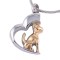 Pet Memorial Necklace Heart & Dog
