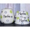 Dotty Slanted Personalised Dog Bowls & Treat Jar Set