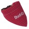 Colour: Red Polka with White Embroidery
