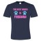 Colour: Navy with pink text