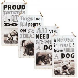 Dog sign decorative gift idea