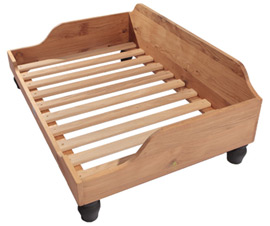 timber dog bed