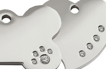 Diamante Dog Tags