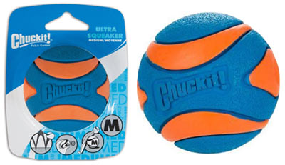 chuckit squeaker ball