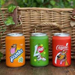 Silly Squeakers Cans of Pop Dog Toys