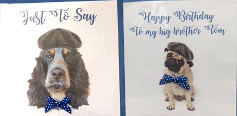 Personalised Dog Themed Dog Lover Cards