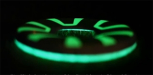 glow in the dark dog frisbee