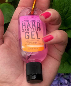 hand sanitiser gel