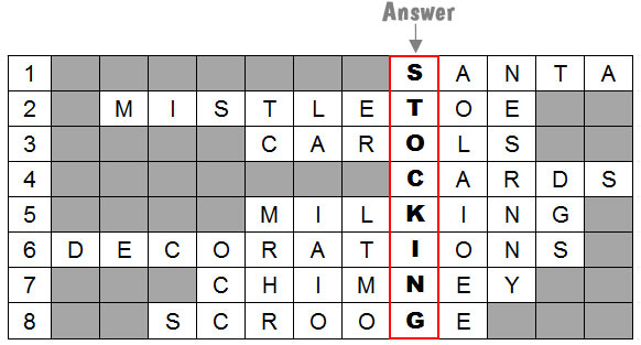 Christmas dog competition answers