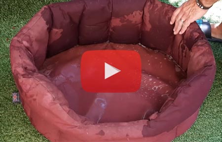 How to wash and clean a waterproof dog bed