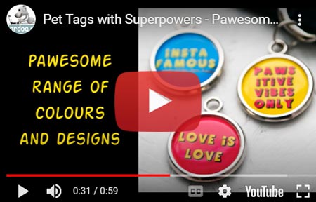 Pawesome pet id tags