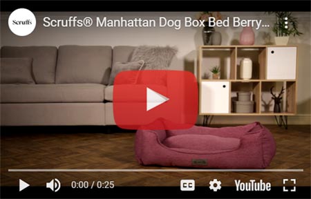 Scruffs Manhattan box plush dog bed video