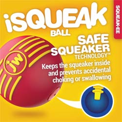 JW iSqueak Dog Ball