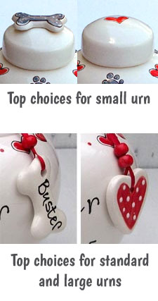 ceramic personalised dog urns - top choices