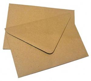 Personalised dog themed card envelope