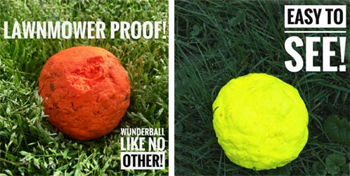 Wunderball indestructible dog ball features