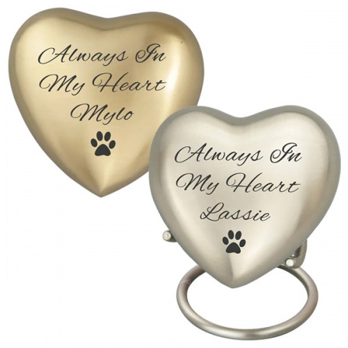 Always in my Heart Personalised Keepsake Urn