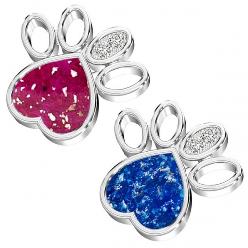 Aura-Star Ashes Necklace - Pet Paw Pendant