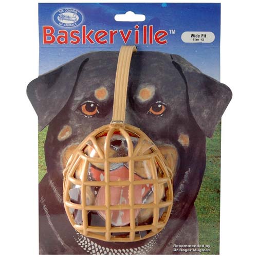 baskerville dog muzzle size guide