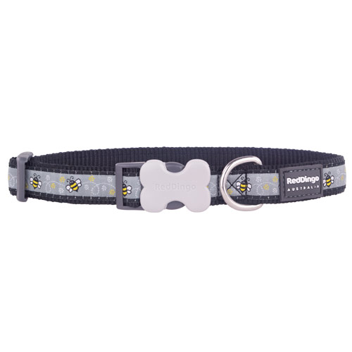 Red Dingo Dog Collar Bumble Bee