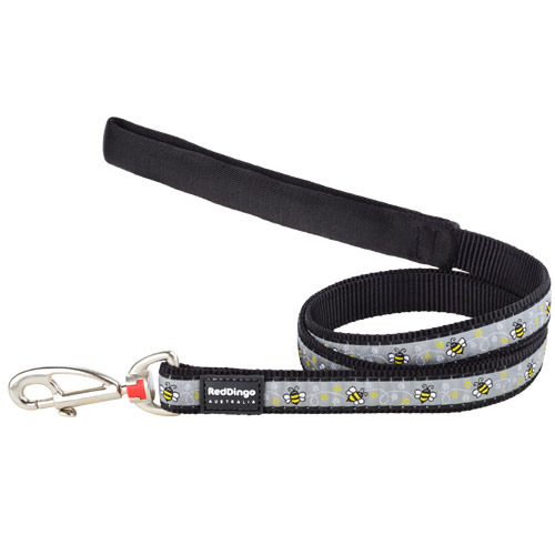 Red Dingo Dog Lead Bumble Bee