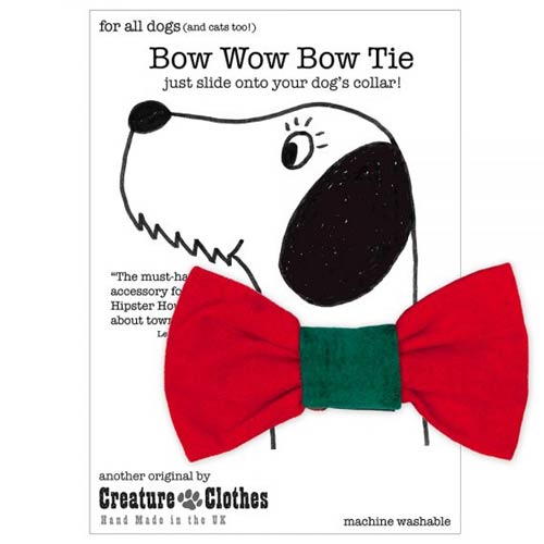 Christmas Dog Bow Tie