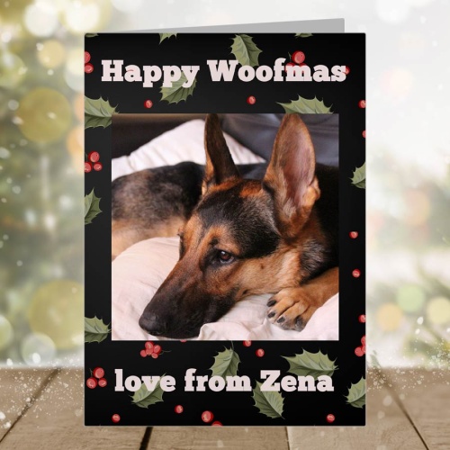 Happy Woofmas Dog Christmas Card
