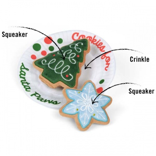 Christmas Dog Toy - Christmas Eve Cookies