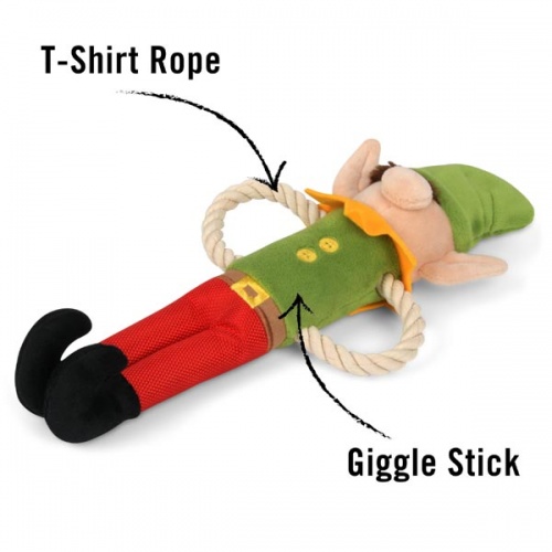 Christmas Dog Toy - Santa's Little Elf-er